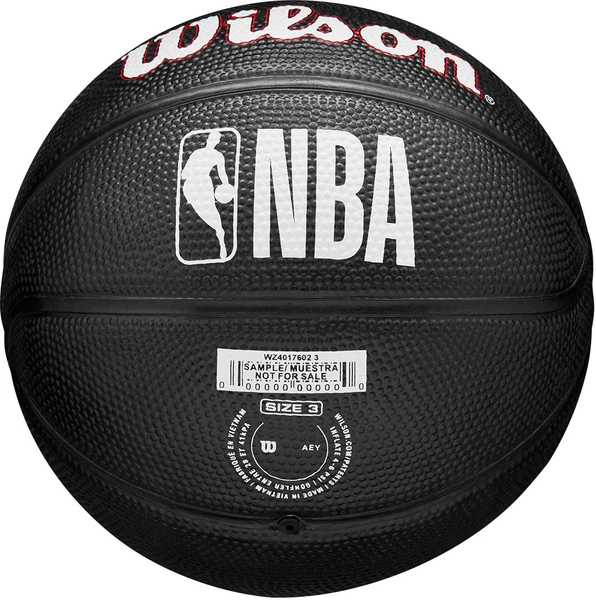 WILSON Chicago Bulls Black 3 Mini Piłka do koszykówki