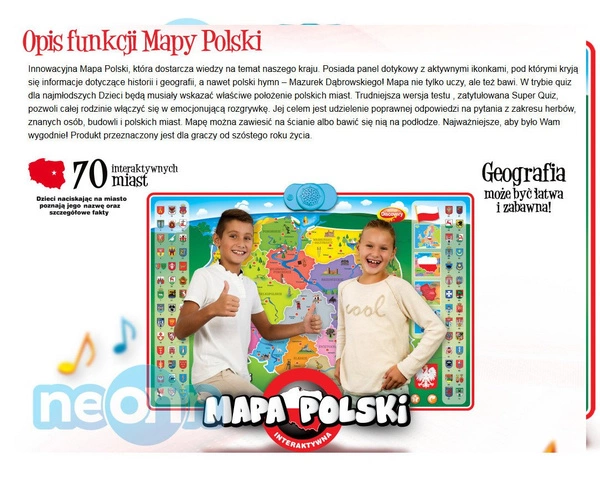 INTERAKTYWNA MAPA POLSKI DUMEL DISCOVERY