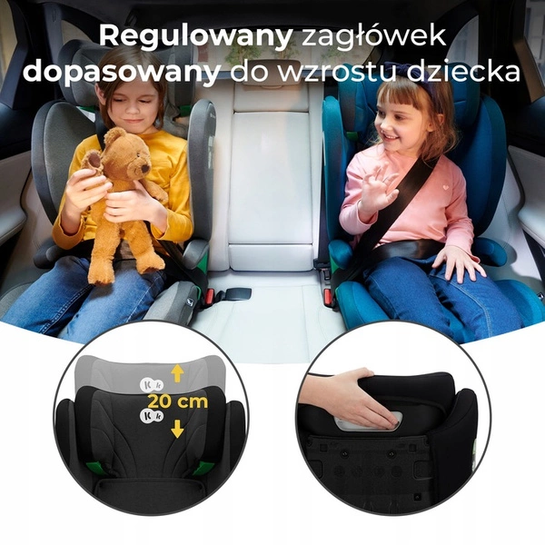 Kinderkraft Junior Fix 2 Fotelik samochodowy 100-150 i-Size 15-36 kg isofix