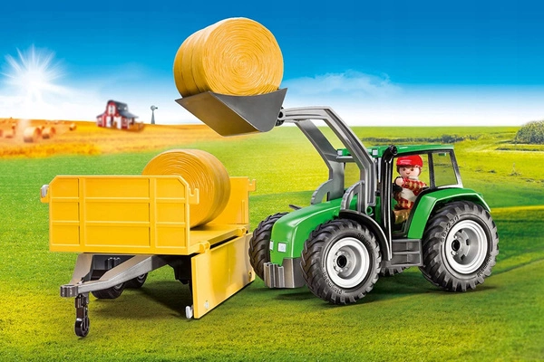 Playmobil 9317 Wielki traktor z przyczepą
