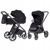 Carrello Omega Plus gondola spacerówka wózek zestaw 2w1 Cosmo Black