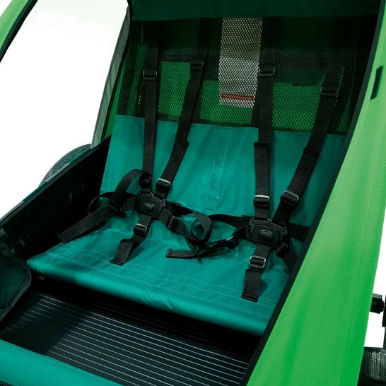 Bellelli Trailblazer green przyczepka rowerowa wózek 2w1