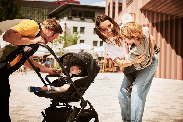 Wózek MINI by Easywalker Buggy TURN 360° Black obrotowy