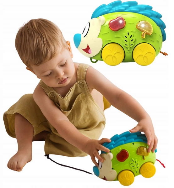 Dumel odjazdowy jeżyk Interaktywna Zabawka Mówi po Polsku Melodie Piosenki