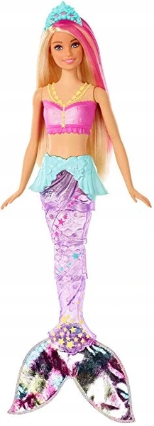 BARBIE magiczna syrenka świecący ogon GFL82 3+