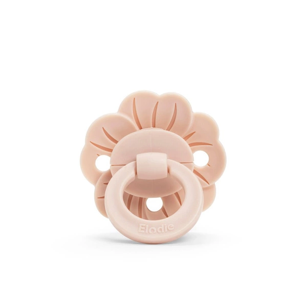 Elodie Details - Smoczek silikonowy Binky Bloom - 3 m+, Powder Pink