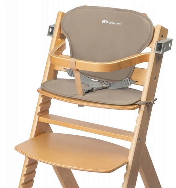 Bebe Confort TIMBA KRZESEŁKO DO KARMIENIA drewniane z wkładką