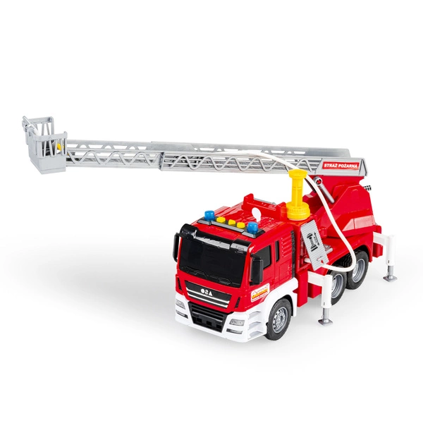 DUMEL WÓZ STRAŻACKI pojazd na wodę z drabiną odgłosy armatka wodna 30904