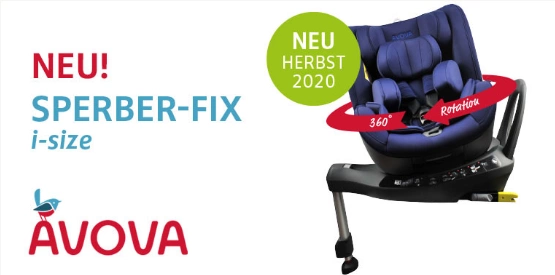 AVOVA SPERBER-FIX isofix fotelik samochodowy 0-20kg