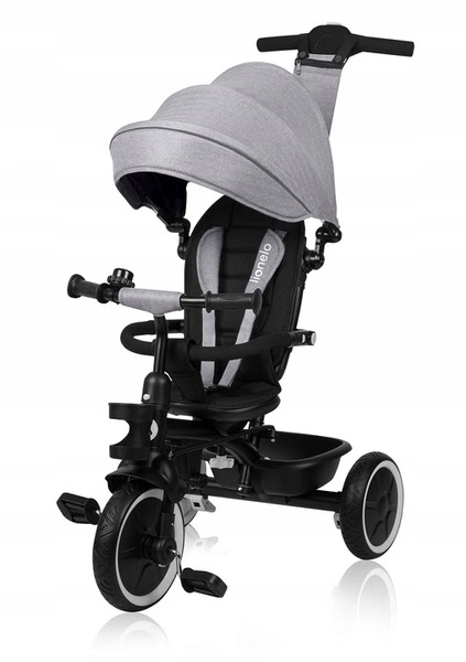 Lionelo rowerek trójkołowy jeździk 2w1 pchacz obracany 360° BERRY