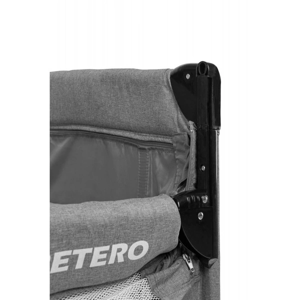 CARETERO ESTI łóżeczko turystyczne składane kojec opuszczany bok