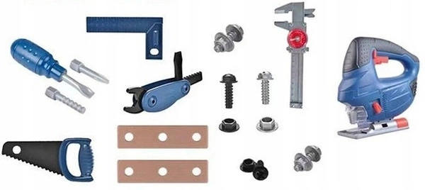 SKRZYNKA Z NARZĘDZIAMI Zestaw dla dzieci piła wyzynarka