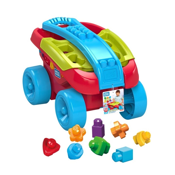 Wózek do ciągnięcia klocki sorter FISHER PRICE MEGA BLOKS FVJ47