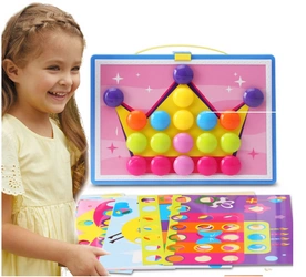 E-EDU układanka GUZICZKI księżniczki trening rączki