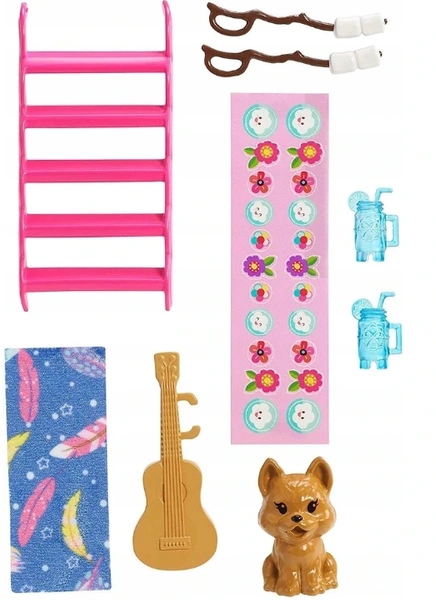 Barbie Chelsea kamper z przyczepą kempingową FXG90