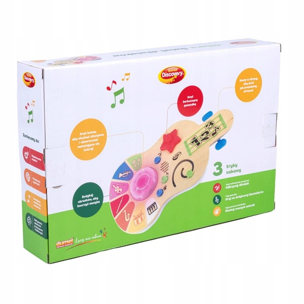 DUMEL Gitara Świat Dźwięków drewniana dla dzieci