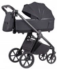 Carrello Omega Plus gondola spacerówka wózek zestaw 2w1 Meteor Grey