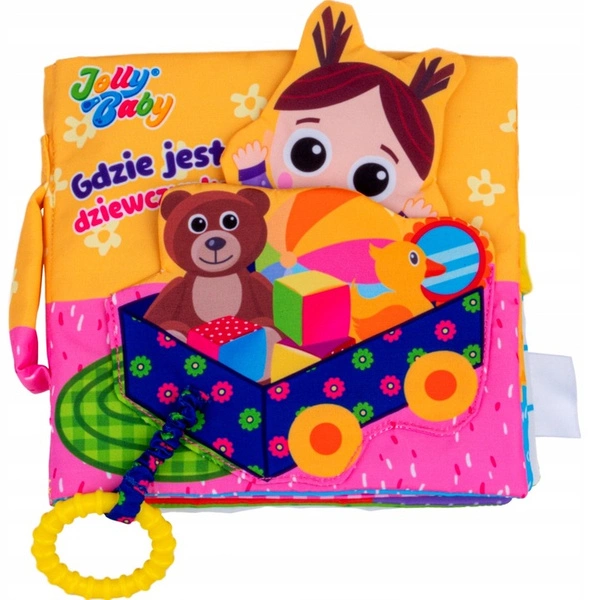 BALIBAZOO JOLLY BABY Gdzie jest dziewczynka ? książeczka edukacyjna 80461