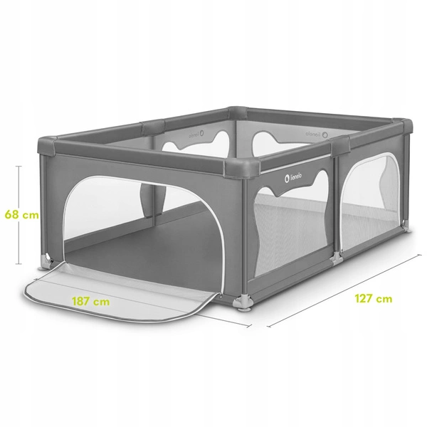 Lionelo Willow Kojec dla dziecka Plac Zabaw 187x127 cm składany + torba