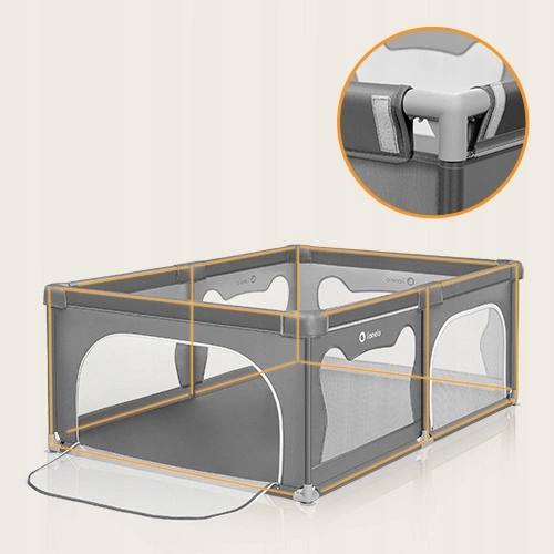 Lionelo Willow Kojec dla dziecka Plac Zabaw 187x127 cm składany + torba