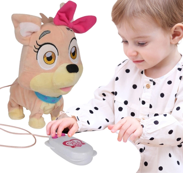 CHI CHI LOVE Piesek sterowany szczeka biega 25 cm