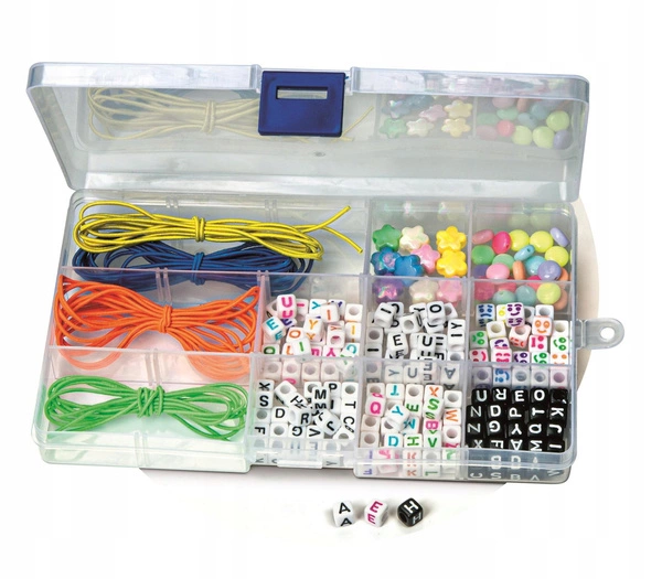 Crazy Chic Clementoni Bransoletki z wiadomością zestaw robienie bransoletek