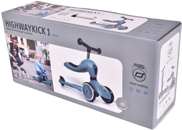 SCOOT AND RIDE HIGHWAYKICK 1 jeździk 2W1 hulajnoga -10% z kodem scoot10