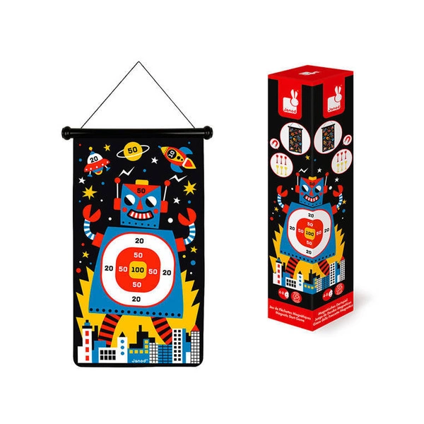 Janod – Magnetyczna gra w rzutki Roboty