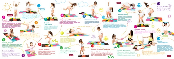 ASKATO Mata Sensoryczna ortopedyczna Zestaw startowy Girl