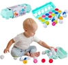 TULI FUN zabawka sensoryczna jajka zabawa kształtami sorter 12M+
