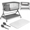 LIONELO LEONIE PLUS 3w1 Łóżeczko dostawne kołyska niemowlęce