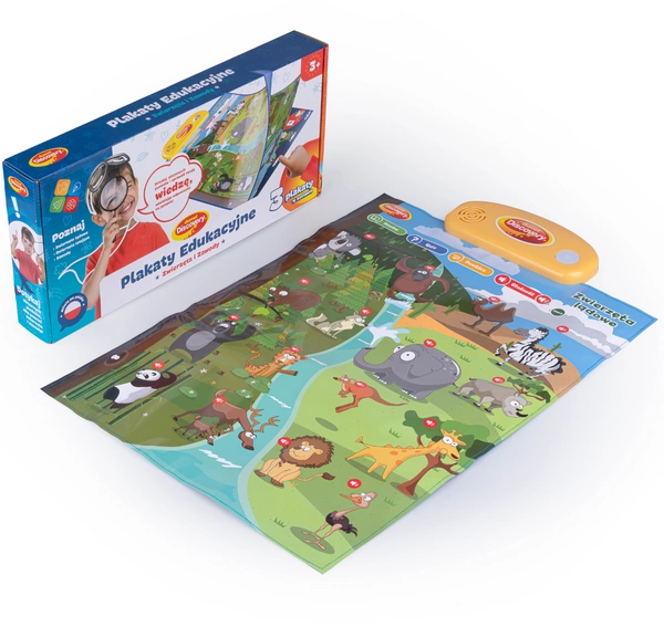 Dumel Edukacyjne plakaty Zwierzęta Zawody nauka 3+