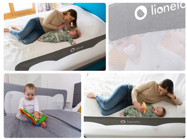 LIONELO HANNA barierka bramka ochronna łóżka 66cm