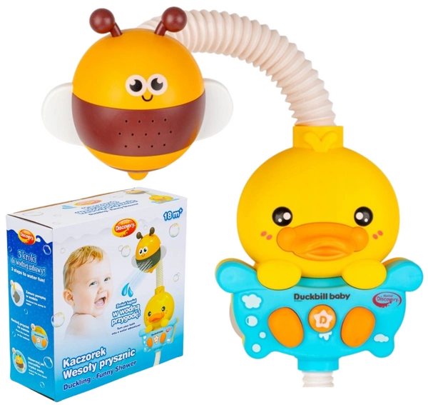 DUMEL KACZOREK I PSZCZÓŁKA wesoły prysznic do kąpieli interaktywny 30034