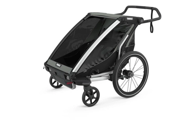 Przyczepka rowerowa dla dziecka - THULE Chariot Lite 2 - Agave-Black