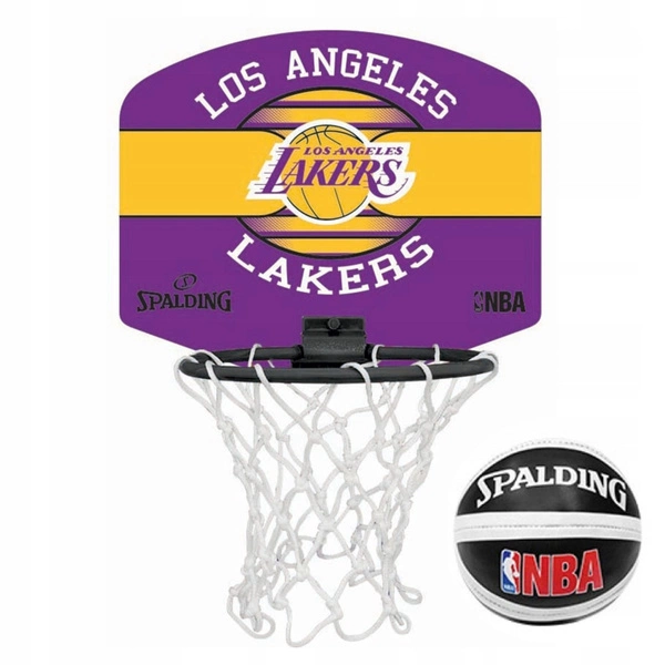 SPALDING La Lakers mini tablica piłka koszykówki
