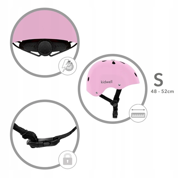 KASK Kidwell ORIX II Pink Gloss S rower hulajnoga