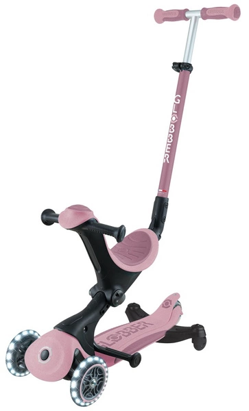 GLOBBER GO UP DELUXE LIGHTS ECOLOGIC hulajnoga z siedziskiem jeździk LED