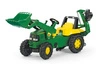 ROLLY TOYS Duży traktor na pedały John Deere ŁADOWACZ + ŁYŻKA