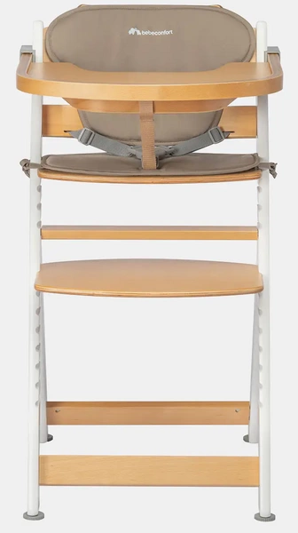 Bebe Confort TIMBA KRZESEŁKO DO KARMIENIA drewniane z wkładką