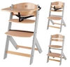 Kinderkraft ENOCK Krzesełko do karmienia drewniane