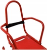 ADBOR Piccolino Sanki Metalowe z oparciem czerwone