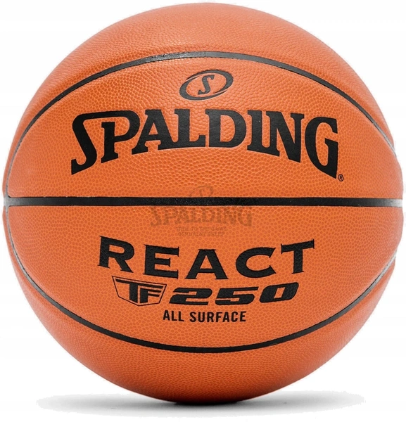 SPALDING TF250 7 Piłka do koszykówki skóra in/out