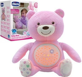 CHICCO MIŚ Pluszowy 3w1 projektor lampka kołysanki