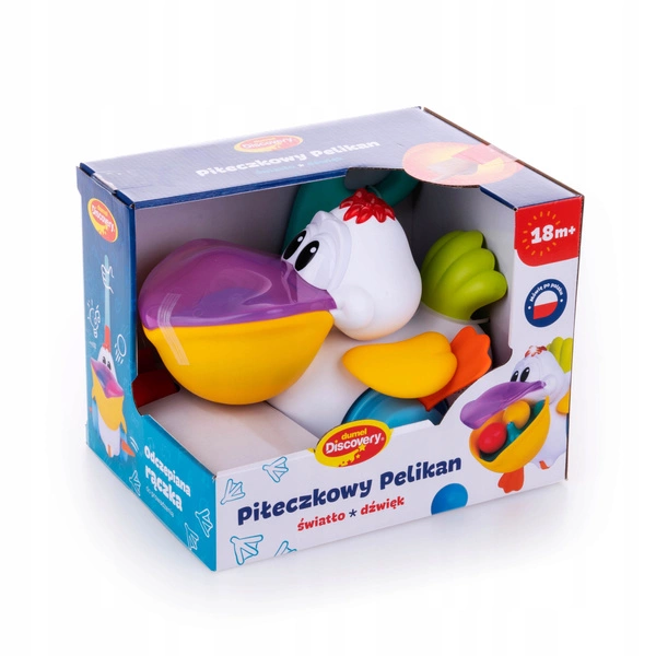 DUMEL Piłeczkowy Pelikan pchacz mówi śpiewa PL