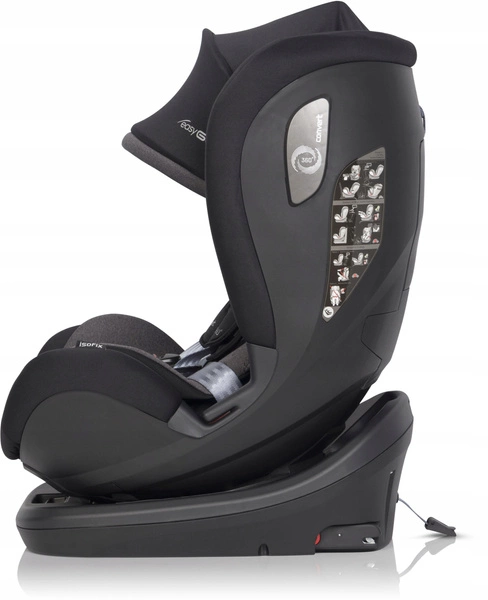 EASY GO Convert fotelik samochodowy Isofix obrotowy 0-36KG