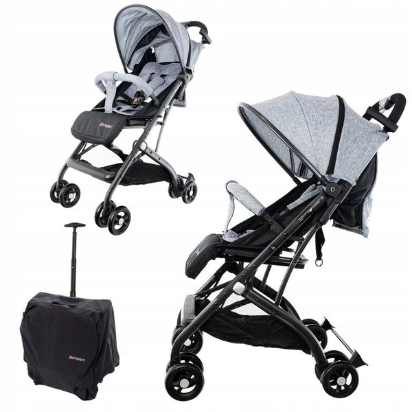 EUROBABY Compact Qzi lekki wózek spacerowy walizka