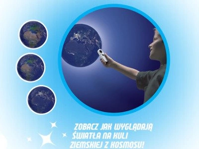 DUMEL Kula Ziemska Lampka Na Pilota Świeci 2181 5+