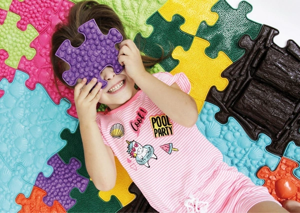 ASKATO Mata Sensoryczna ortopedyczna Zestaw startowy Girl