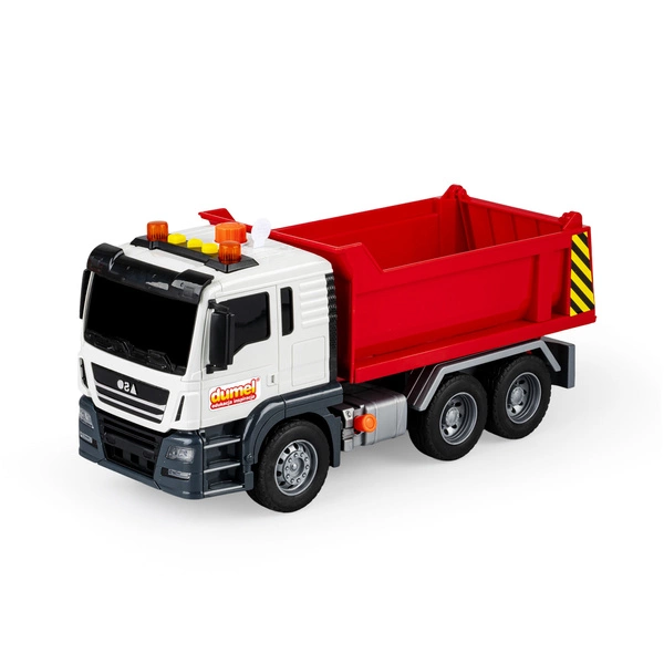 DUMEL FLOTA MIEJSKA wywrotka ciężarówka wóz budowlany dźwięki światełka 3+